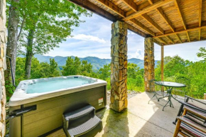Bryson City Cabin Hot Tub and Mtn View!